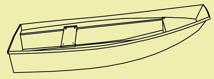 Моторно-гребная лодка ЛФМ-30